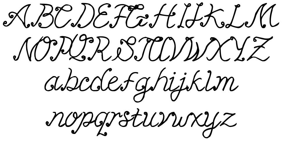 Miiythin font specimens