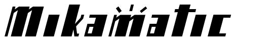Mikamatic шрифт