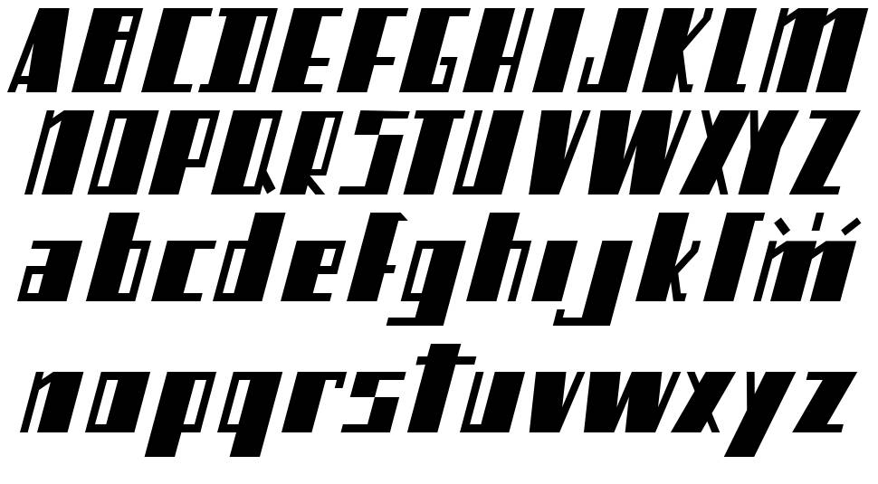 Mikamatic font specimens
