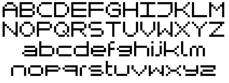 Mikrokomputer フォント 標本