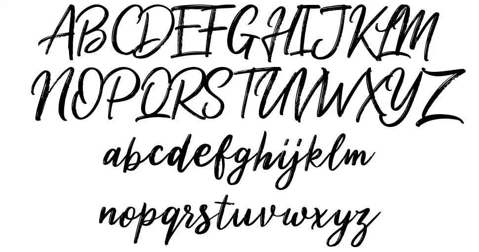 Milea font specimens