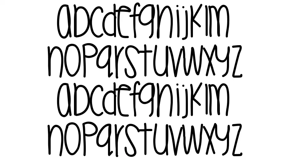 Miley Twerk font specimens