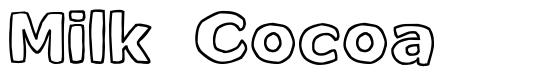 Milk Cocoa font