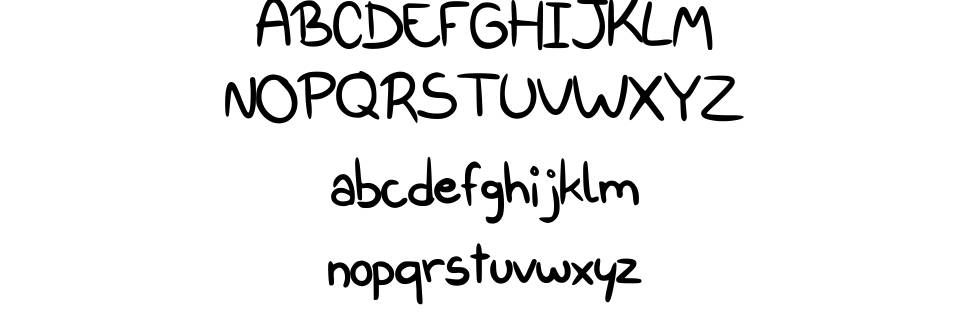 Milky font Örnekler