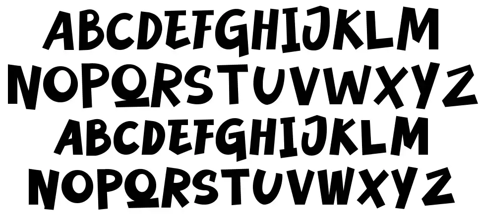 Milky Quaker schriftart Vorschau