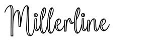 Millerline шрифт