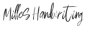 Milles Handwriting fonte