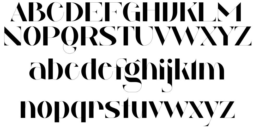 Millgary font Örnekler