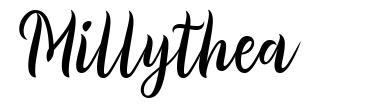 Millythea шрифт