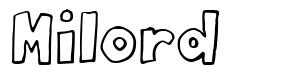 Milord font