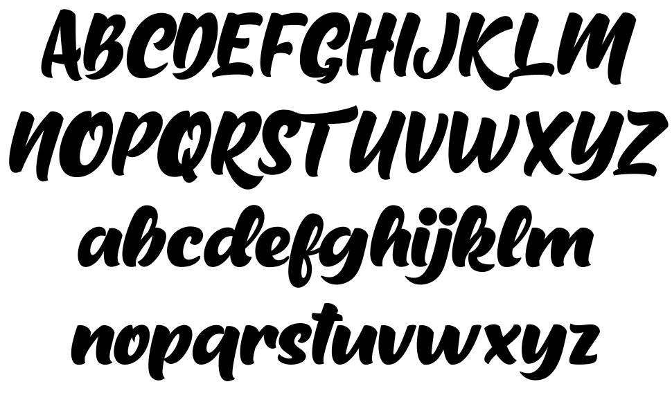 Milton Keynes font Örnekler