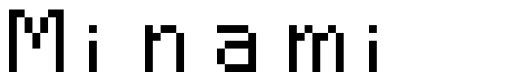 Minami font