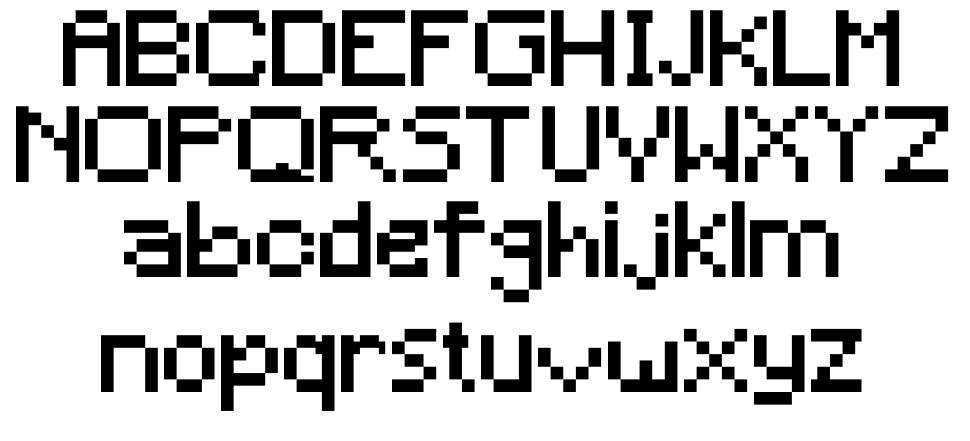 Minecraft font by Craftron Gaming - FontRiver
