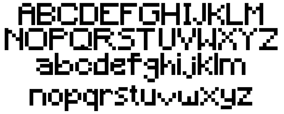 Minecraftfont specimens