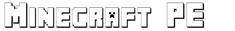 Minecraft PE font