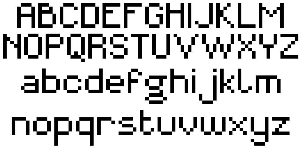 MiniForma font specimens