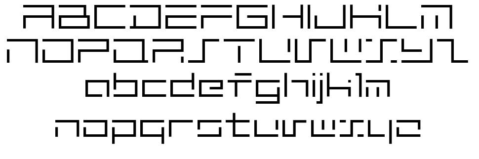 Minimalhard font Örnekler
