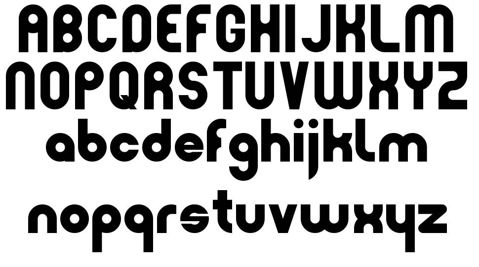 Minimoon font Örnekler