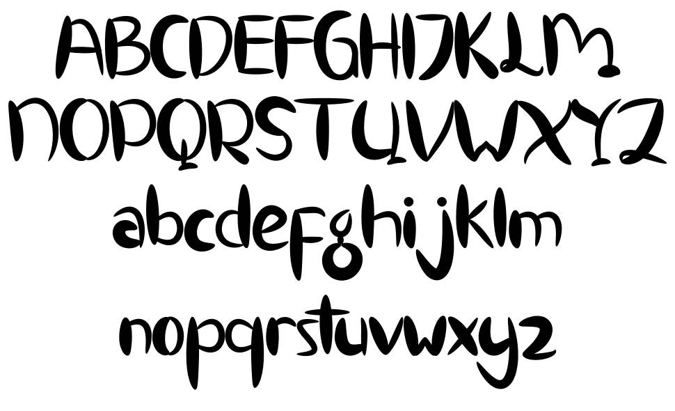 Minimum Dedlock font specimens