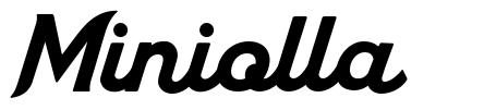Miniolla шрифт