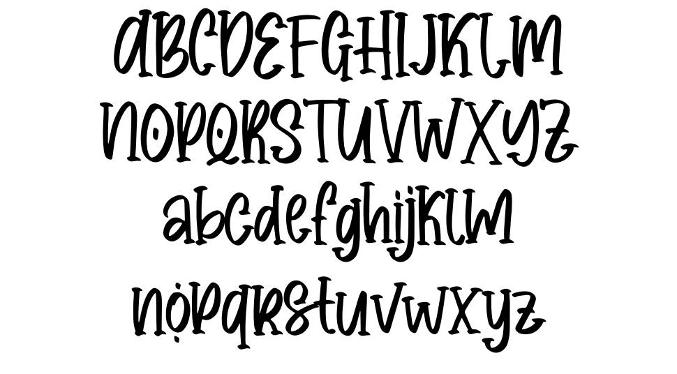 Minnimallisstic Font font specimens