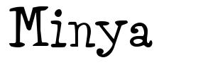Minya шрифт