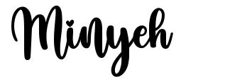 Minyeh font