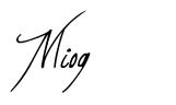 Miog 字形
