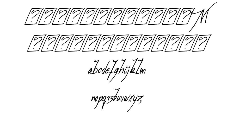 Miog 字形 标本