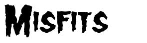 Misfits písmo