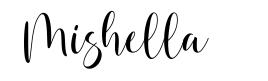 Mishella font