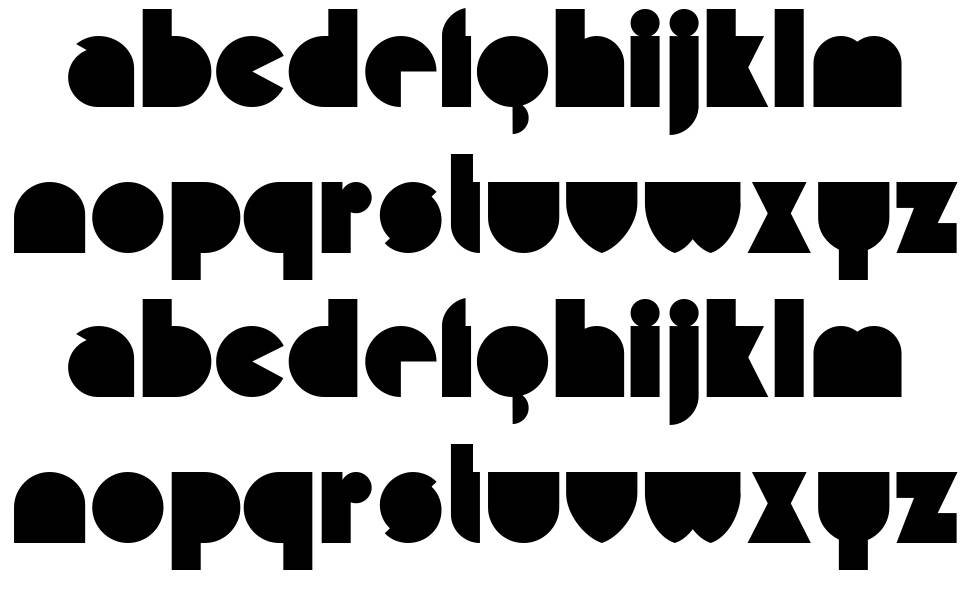 Misirlou-Regular 字形 标本