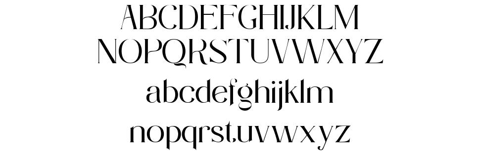 Mislian font specimens