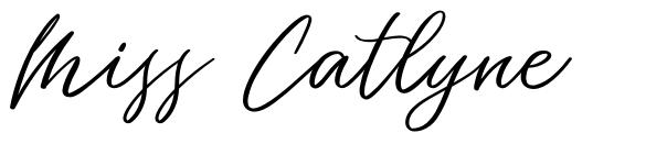 Miss Catlyne font