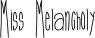 Miss Melancholy