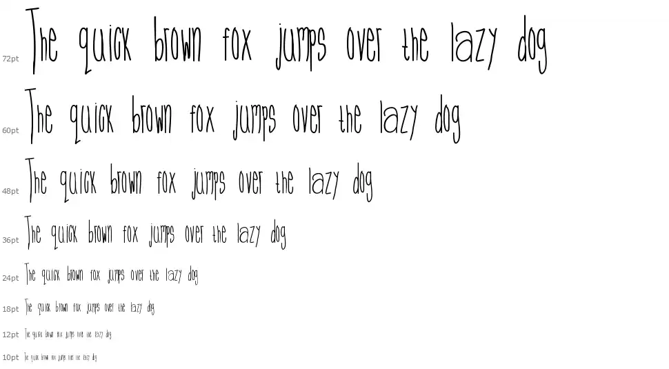 Miss Melancholyfont waterfall