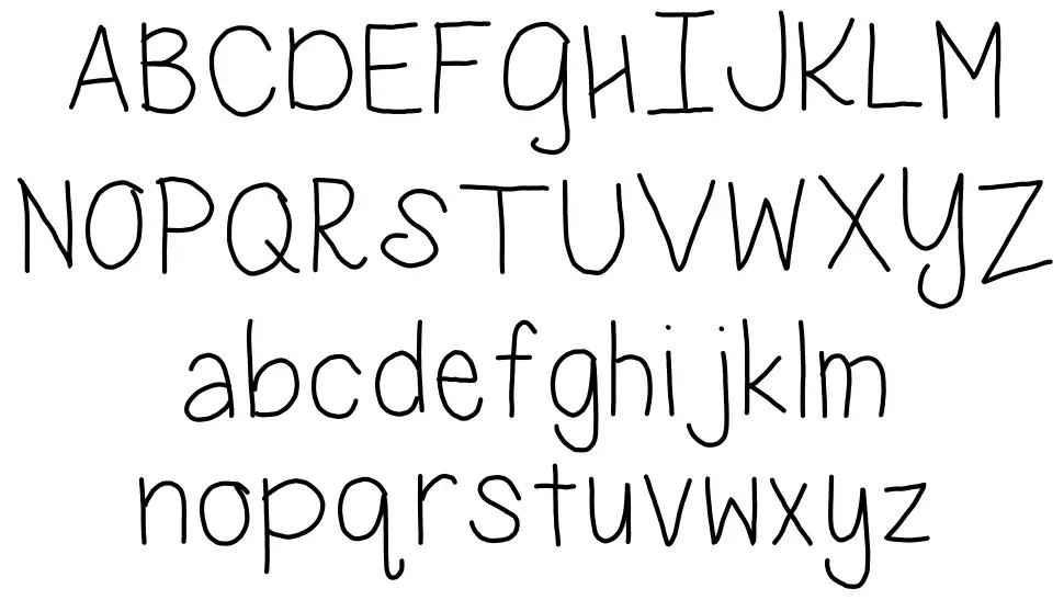Miss Monkeyfont specimens