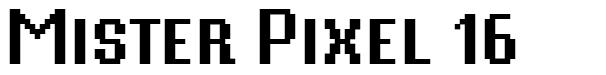 Mister Pixel 16 шрифт