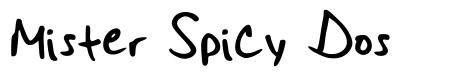 Mister Spicy Dos font