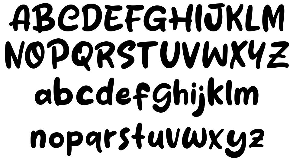 Misty Style font Örnekler