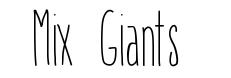Mix Giants font