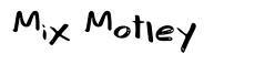 Mix Motley font