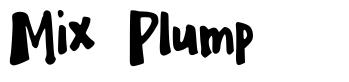 Mix Plump шрифт