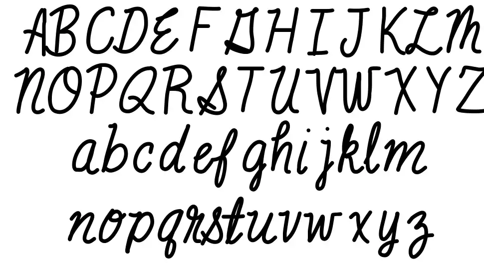 Mix Scribblefont specimens