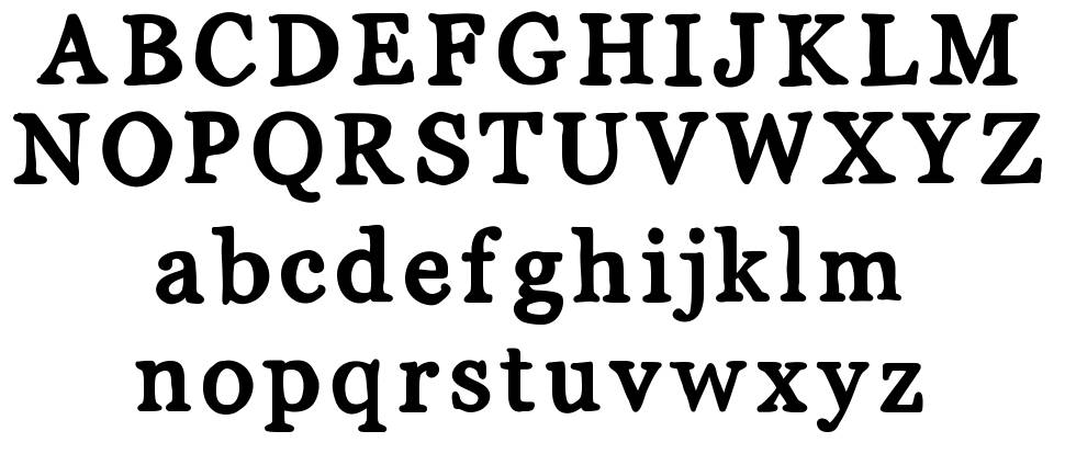 Mix Serif font specimens