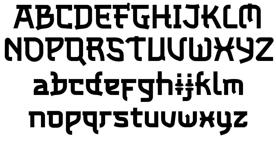 Mixiwa font specimens