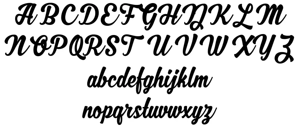 MJF Zhafira font specimens