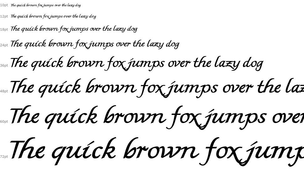 MK British Writing font Şelale