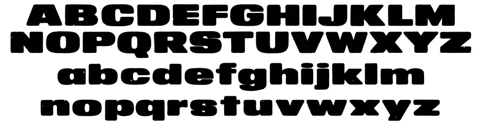 MKaputt Expandedfont specimens