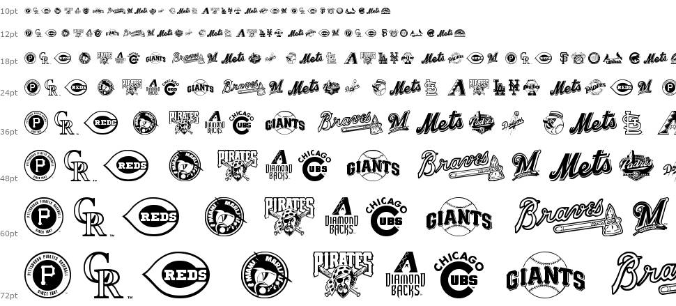 MLB NL font Şelale